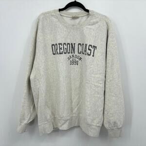 Pro Weave Unisex Pullover Sweatshirt Size XL OREGON COAST GRAY Crew Neck